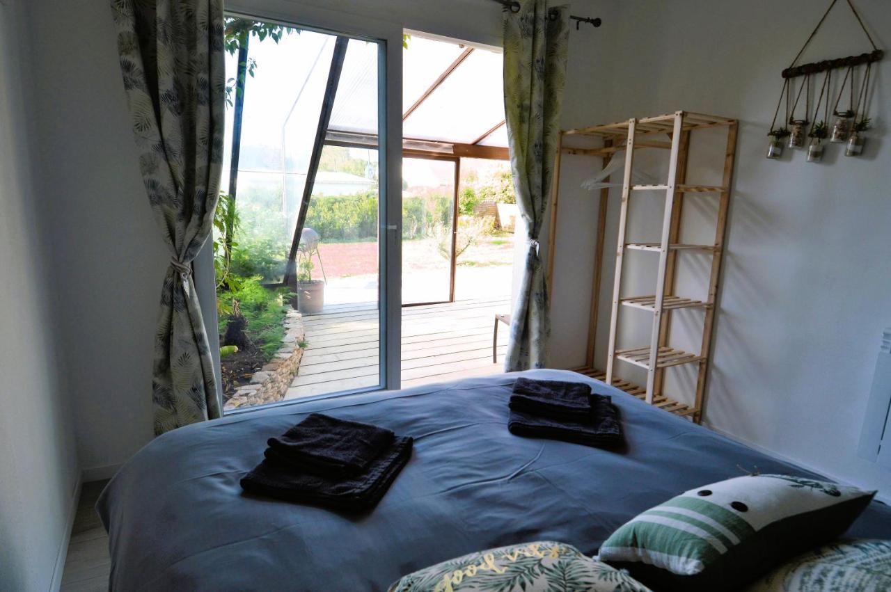 La Maison Penchee, Avec Jardin A 50M De La Plage Анел Екстериор снимка