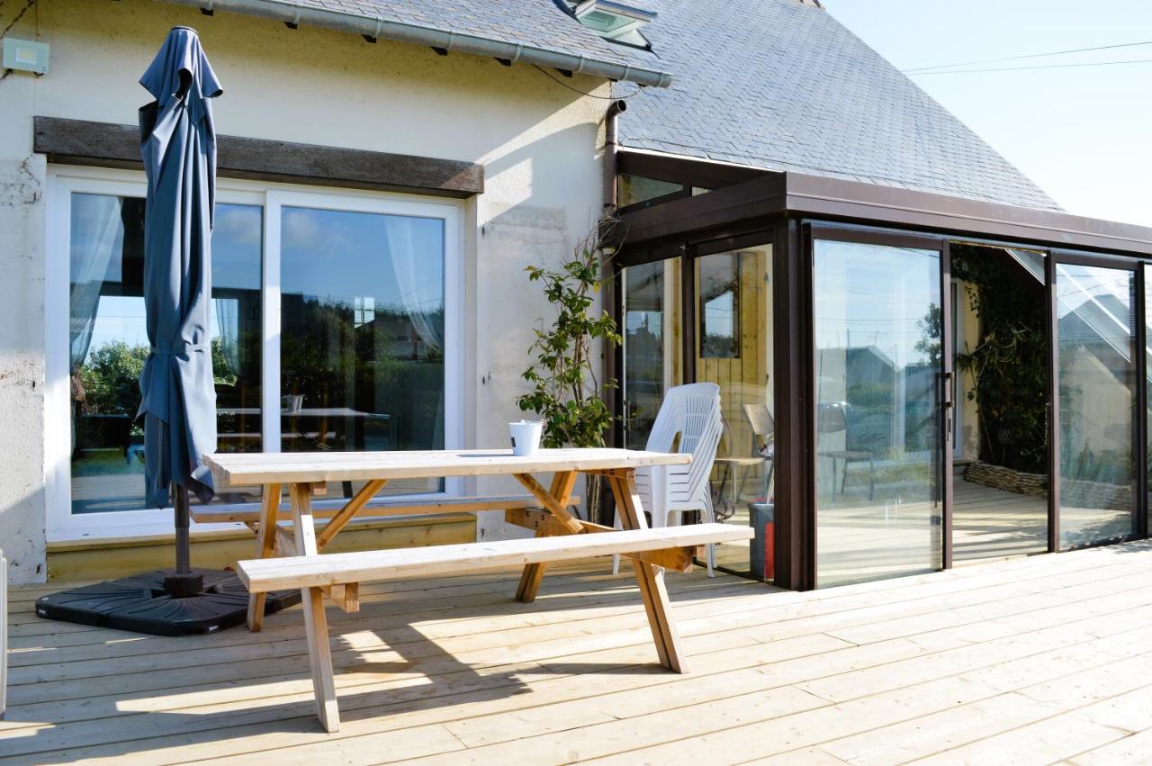 La Maison Penchee, Avec Jardin A 50M De La Plage Анел Екстериор снимка