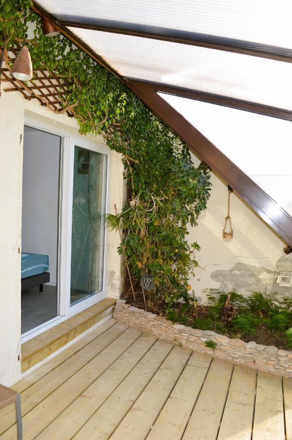 La Maison Penchee, Avec Jardin A 50M De La Plage Анел Екстериор снимка